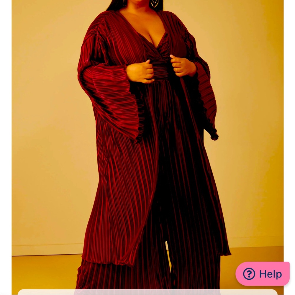 Duster and jumpsuit